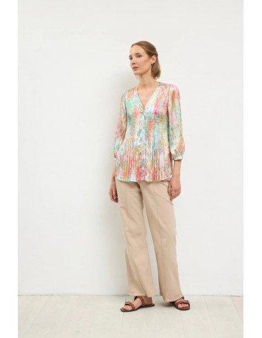 Camisa Cidro verde agua estampada de Tinta y Bariloche