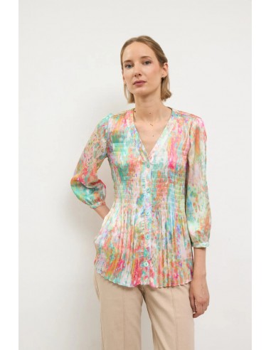 Camisa Cidro verde agua estampada de Tinta y Bariloche