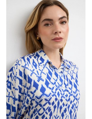 Vestido Mayo camisero estampado tinta de Tinta y Bariloche 2