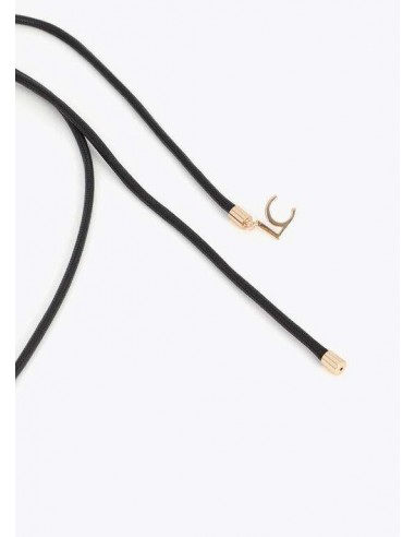 Collar largo con colgante animal print y rayas de LOLA CASADEMUNT