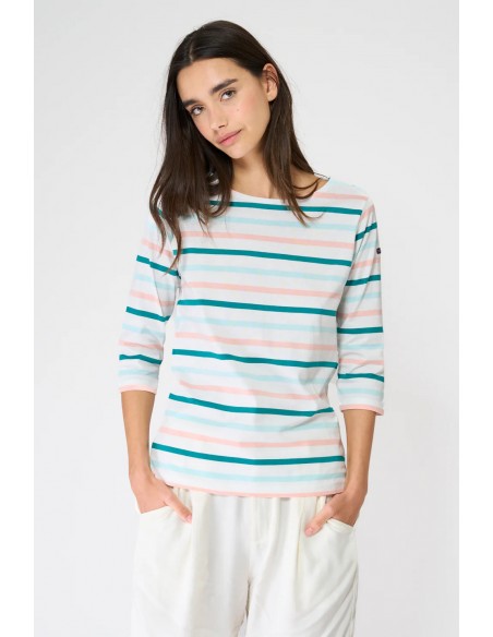 Camiseta manga francesa marsellesa a rayas · Batela - multicolor