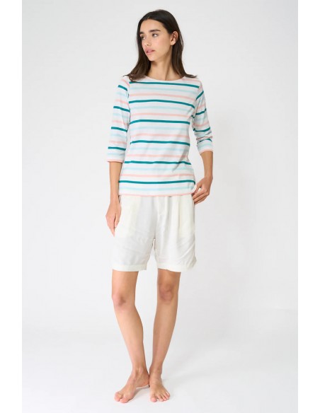 Camiseta manga francesa marsellesa a rayas · Batela - multicolor