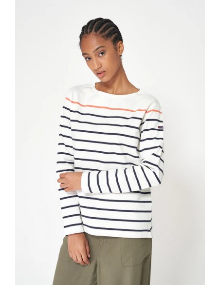 Camiseta marsellesa manga larga a rayas · Batela - multicolor