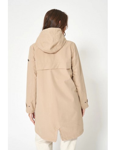 Chaqueta larga impermeable de algodón 100% · Batela