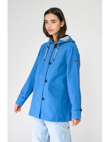 Chubasquero algodón costuras selladas corto