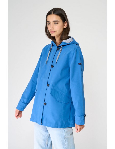 Chubasquero algodón costuras selladas corto