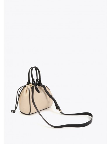 Mini bolso shopper nylon y PU asa ajustable · Lola Casademunt