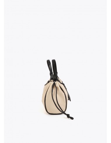 Mini bolso shopper nylon y PU asa ajustable · Lola Casademunt