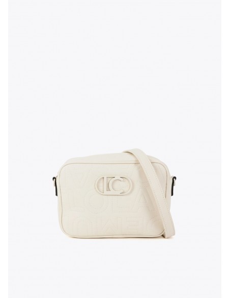 Bolso bandolera pespuntes y monograma · Lola Casademunt