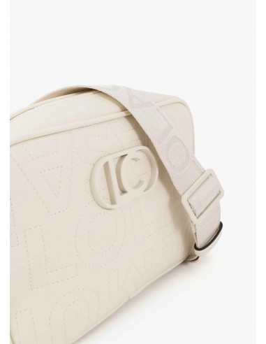 Bolso bandolera pespuntes y monograma · Lola Casademunt