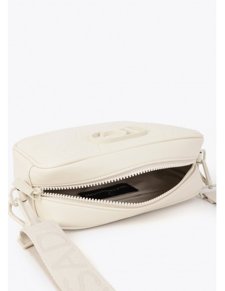 Bolso bandolera pespuntes y monograma · Lola Casademunt