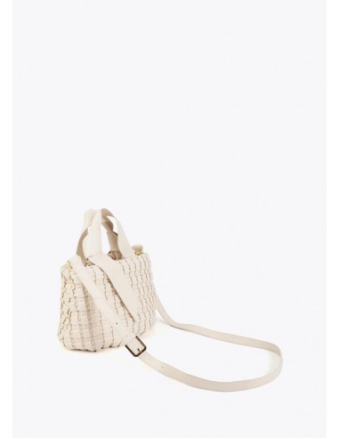 Bolso pequeño trenzado con detalle de lazo · Lola Casademunt - con asa larga extensible montada