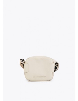 Bolso bandolera asa a contraste con logo · Lola Casademunt