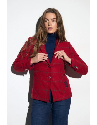 Americana roja de cuadros Igualeja de Bariloche con vaqueros