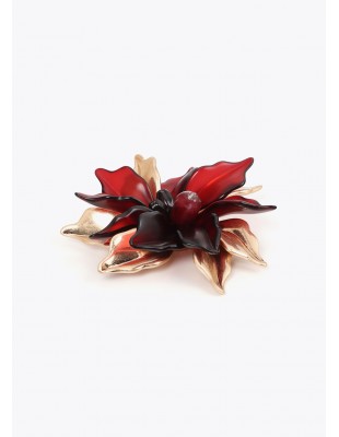 Broche flor burdeos Lola Casademunt 2