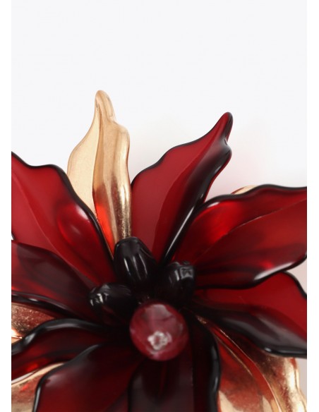 Broche flor burdeos Lola Casademunt, imagen 4
