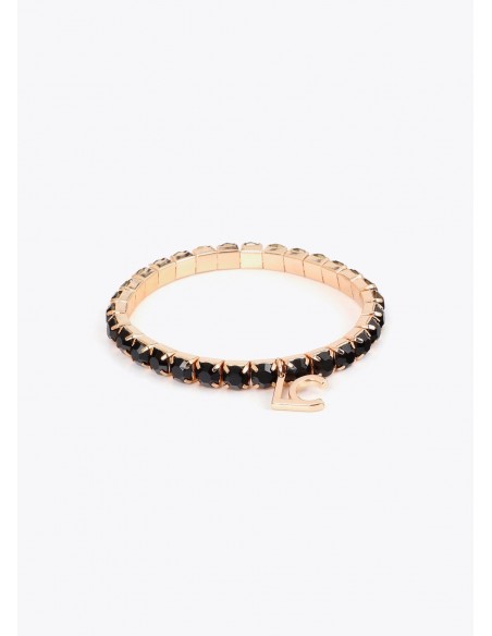 Conjunto de pulseras elásticas lacadas Lola Casademunt en negro y dorado, imagen 4