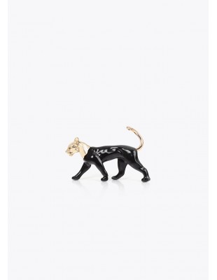 Broche leopardo negro Lola Casademunt