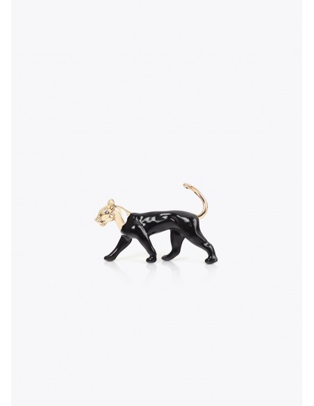 Broche leopardo negro Lola Casademunt