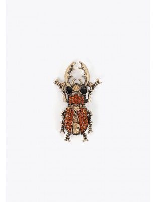 Broche escarabajo con cristales Lola Casademunt