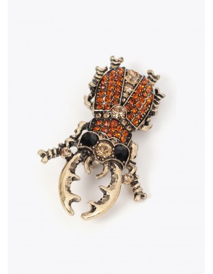 Broche escarabajo con cristales Lola Casademunt 2