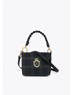 Bolso de cuadro escocés con escudo Lola Casademunt, imagen 3 2