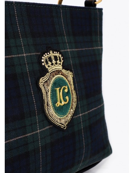 Bolso de cuadro escocés con escudo Lola Casademunt, imagen 2