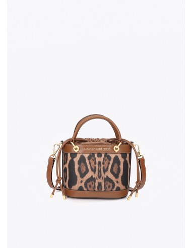Bolso bombonera de leopardo Lola Casademunt