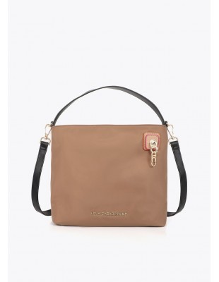 Bolso hobo de nailon con argolla Lola Casademunt