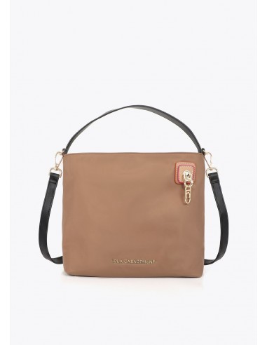 Bolso hobo de nailon con argolla Lola Casademunt