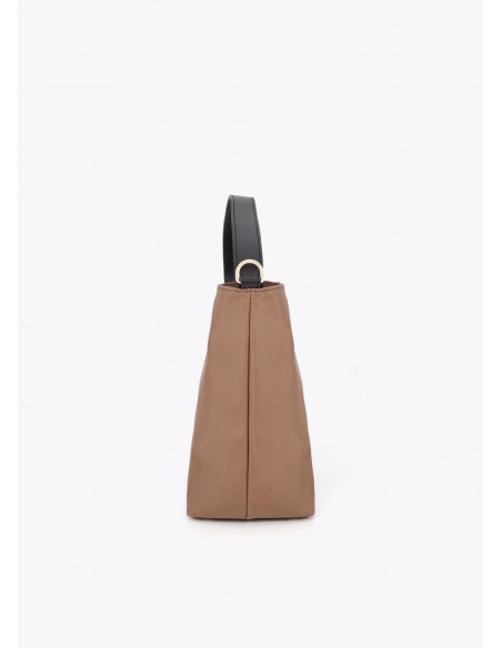 Bolso hobo de nailon con argolla Lola Casademunt, imagen 5
