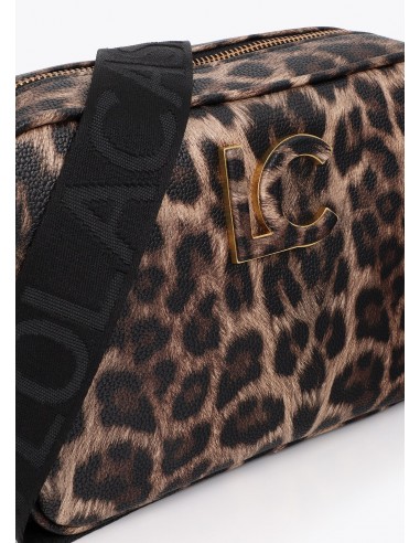 Bandolera de leopardo con logo LC Lola Casademunt, imagen 2