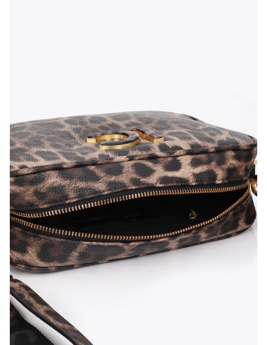Bandolera de leopardo con logo LC Lola Casademunt, imagen 3