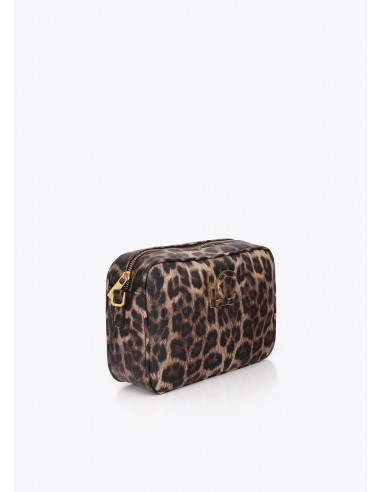 Bandolera de leopardo con logo LC Lola Casademunt, imagen 4
