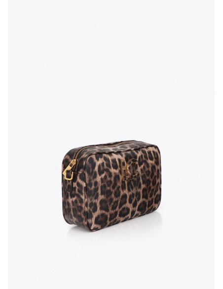 Bandolera de leopardo con logo LC Lola Casademunt, imagen 4