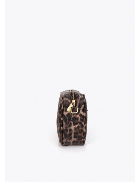 Bandolera de leopardo con logo LC Lola Casademunt, imagen 5