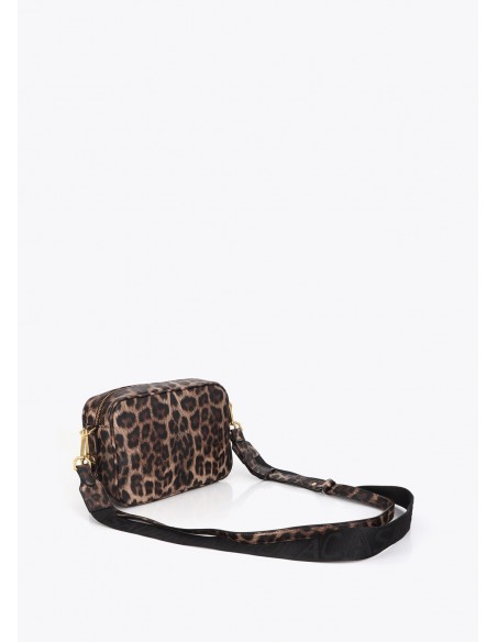 Bandolera de leopardo con logo LC Lola Casademunt, imagen 6