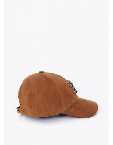 Gorra camel con logo LC de cristales Lola Casademunt, imagen 2