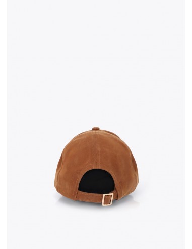 Gorra camel con logo LC de cristales Lola Casademunt, imagen 3