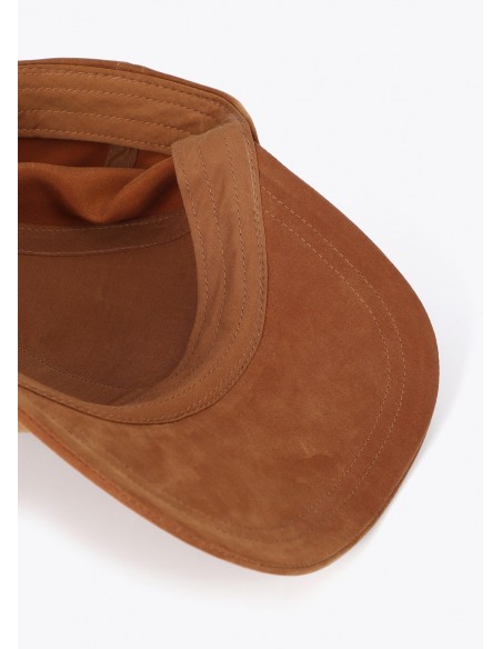 Gorra camel con logo LC de cristales Lola Casademunt, imagen 4