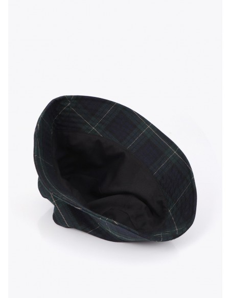 Sombrero bucket de cuadro escocés con escudo Lola Casademunt, imagen 3