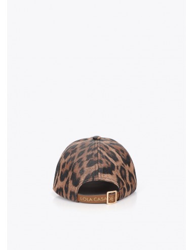 Gorra de leopardo con ecopiel Lola Casademunt, imagen 3