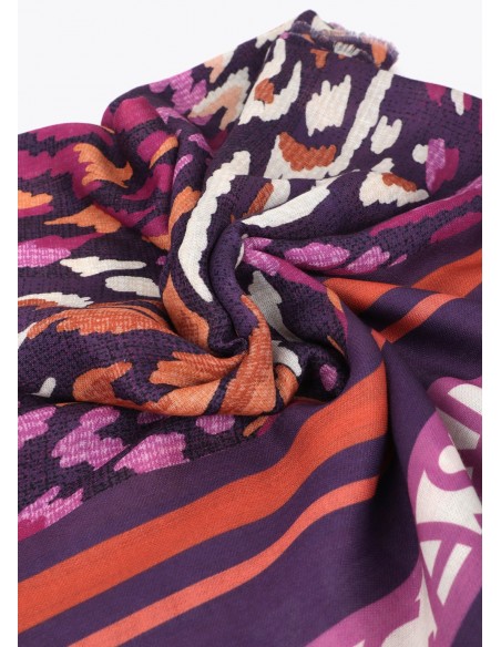Fular motivo floral 100x200 Lola Casademunt, imagen 3