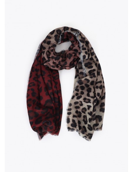 Fular de leopardo degradado 100x200 Lola Casademunt, imagen 2