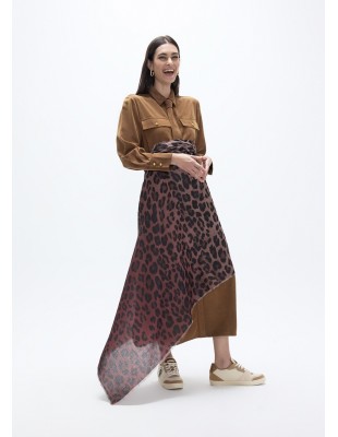 Fular de leopardo degradado 100x200 Lola Casademunt, imagen 2 2