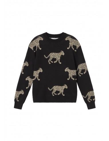 Jersey de leopardos con collar y logo Lola Casademunt, imagen 7
