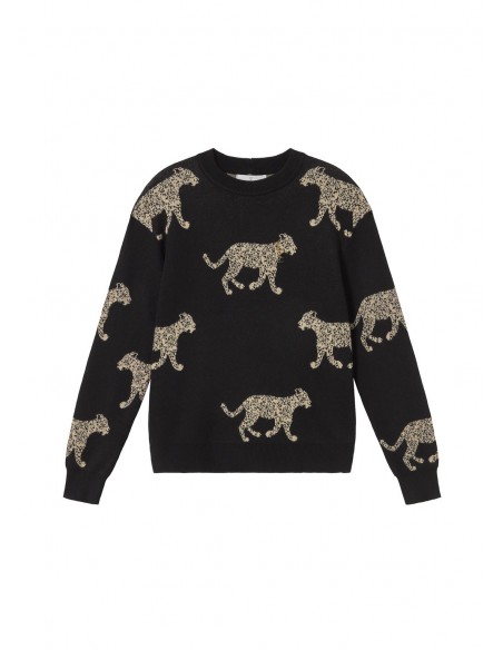 Jersey de leopardos con collar y logo Lola Casademunt, imagen 7