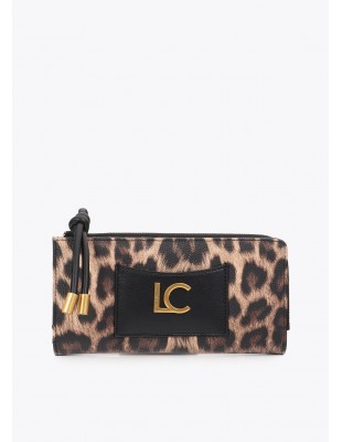 Billetero de leopardo con bolsillo delantero Lola Casademunt, imagen 2 2
