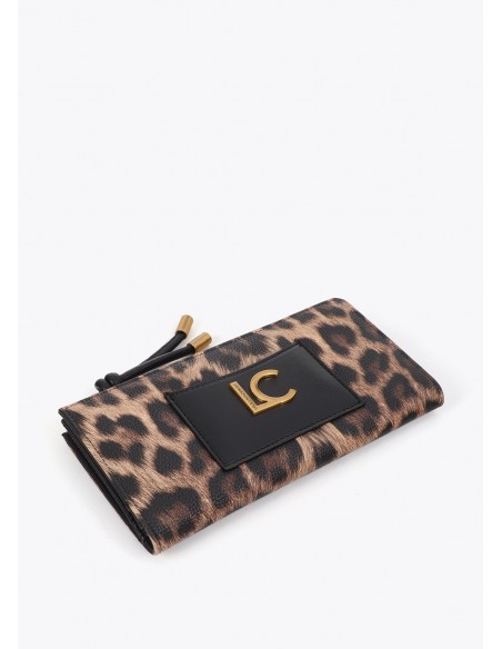 Billetero de leopardo con bolsillo delantero Lola Casademunt, imagen 2