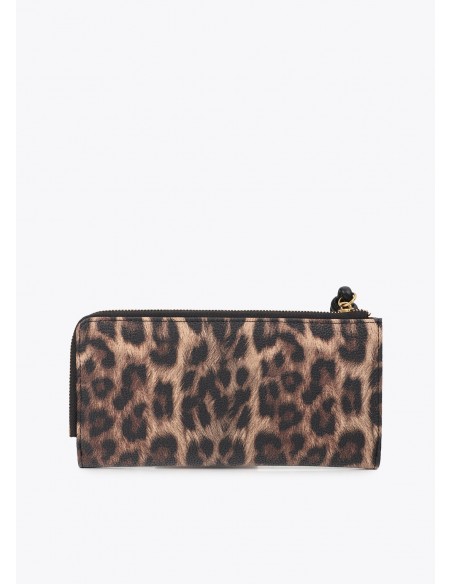 Billetero de leopardo con bolsillo delantero Lola Casademunt, imagen 3
